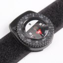 Compass Outdoor Clip-On Watchband Hiking Gear Compasses Nylon Band Bracelet