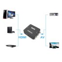 HDMI to AV Scaler Adapter HDMI to RCA AV/CVBA HDMI2AV HD 1080P Video Converter