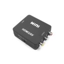 HDMI to AV Scaler Adapter HDMI to RCA AV/CVBA HDMI2AV HD 1080P Video Converter