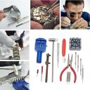 16PCS Professional Watch Repair Tool Kit Watch Band Holder Case Opener Set