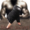 Half-finger Cycling Gloves Weightlifting Protective Gloves with Wrist Guards