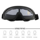 Outdoor Cycling Protective Goggles Windproof Skiing Goggles with Elastic Band