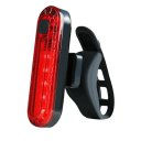 USB Bicycle Tail Light Signal Light Red Safety Warning Lamp Riding Equipment