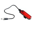 USB Bicycle Tail Light Signal Light Red Safety Warning Lamp Riding Equipment