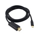 USB-C Type-C to HDMI Cable Universal Video Cable Adapter Support HD 1080P 4K