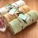 Natural Dye Bamboo Fiber Face Cleaning Towel Hotel Sports Use Absorbent Towels