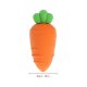 3pcs Lovely Carrot Pencil Erasers School Office Stationery Gift for Kids Toys