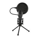 Microphone POP Filter Shockproof Desktop Tripod Stand Mount Holder for Karaoke