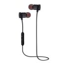 Magnetic Wireless Bluetooth Sports Earphones Metal Earbuds Universal For Phone