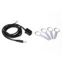 6000CD AUX Input Lead Adapter Cable 3.5mm For Ford With Four Removal Keys