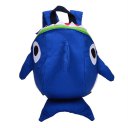 Lovely Cartoon Fish Shape Children Backpacks School Bag Anti-lost Shoulder Bag