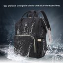 Waterproof Mummy Nappy Diaper Bag Large Capacity Travel Backpack with Handle