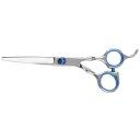 Lightweight 6 Inch Stainless Steel Teeth Cut/Flat Cut Hair Styling Scissor