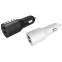Practical Dual USB Car Charger Intelligent Chip Universal Charging Adapter