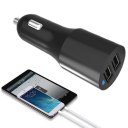 Practical Dual USB Car Charger Intelligent Chip Universal Charging Adapter