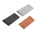 Fashion Men Ultra-thin Frosted Long Two Fold Wallet Card Holder Purse Clutch