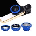 3-in-1 Multifunctional Phone Lens Kit Fish Lens+Macro Lens + Wide Angle Lens