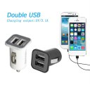USAMS Universal 12V 3.1A Dual USB Port Car Charger for Mobile Phone Tablet PC