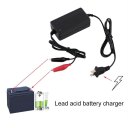 12V 3A Lead Acid Battery Charger Car Auto Vehicles Power Supply Charger