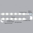 Motion Sensor Activated Accent Lighting LED Strips Battery Operated Light Bars