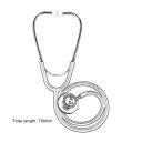 Double-sided Stethoscope Single Tube Doctors Nurse Cardiology Stethoscope