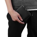 QB02 Baborry PU Leather Zipper Men Wallets Card holder Coin Money Purse Fashion