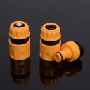 3pcs/set Garden Water Hose Pipe Fitting Set Yellow Water Hose Pipe Connector