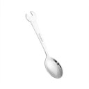 Stainless Steel Coffee Dessert Spoon With Wrench Shape Handle Home Tableware