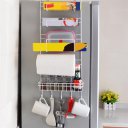 Kitchen Refrigerator Rack Side Shelf Practical Multipurpose Sidewall Holder
