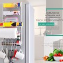 Kitchen Refrigerator Rack Side Shelf Practical Multipurpose Sidewall Holder