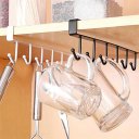Special U Type 6 Hook Rack Bathroom Kitchen Seamless Hanging Multi Hooks