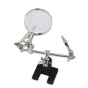 60mm 5x Magnifying Glass Clamp Tool Desktop Electronic Maintenance Soldering