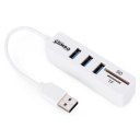 USB 2.0 HUB Connector Supports TF Card USB Ports Adapter Extender Card Reader