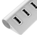 Aluminum Alloy Super High Speed 4 Ports USB Hub USB Splitter Adapter For PC