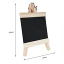 Blackboard 24*13cm Wooden Message Board With Adjustable Wooden Stand Durable