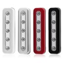 Super Brightness Wireless Wall Light 5 LED Cabinet Closet Self-Stick Tap Light