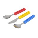 Bricks Silicon Steel Portable Adult Kids Cutlery Knife Fork Spoon
