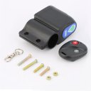Wireless Security Vibration Sensor Alarm System Remote Control For Bicycle