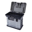 4 Layers Fishing Tackle Box Fishing Tackle Tool Storage Case With Handle