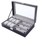 Single Layer 6 Grids Watches Storage Boxes And 3 Grids Glasses Organizers