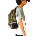 Unisex Backpack Vintage Canvas Rucksack Preppy School Shoulder Travel Satchel