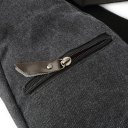Man Canvas Zipper Flap Shape Messenger Shoulder Bag Customized Outdoor Sports