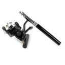 Lightweight Portable Pen Rod Fishing Set Telescopic Fishing Rod Pole + Reel