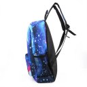 Galaxy Starry Sky Pattern Unisex Travel Backpack Canvas School Bag Rucksack