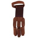 Archery Protect Glove 3 Fingers Pull Bow arrow Leather Shooting Gloves