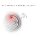 CD3 Smart Wireless Smoke Detector Fire Alarm Detectors For Home Security