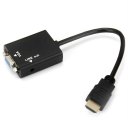 1080P HDMI To VGA Adapter With Audio Cable HDMI Male to VGA Female Converter