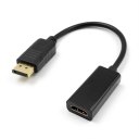 Big DisplayPort To HDMI Cable Adapter HD 1080P Male To Female DP To HDMI Cable