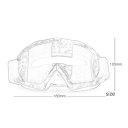 Motorcycle Rider Wear X600 Motocross Riding Ski Protective Goggles for Outdoor