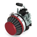 Mini Two-Stroke Engine Carburetor with Air Filter for Motorized Bike Bicycle